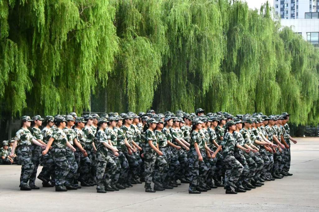 晨光映迷彩，青春正激昂——军训…